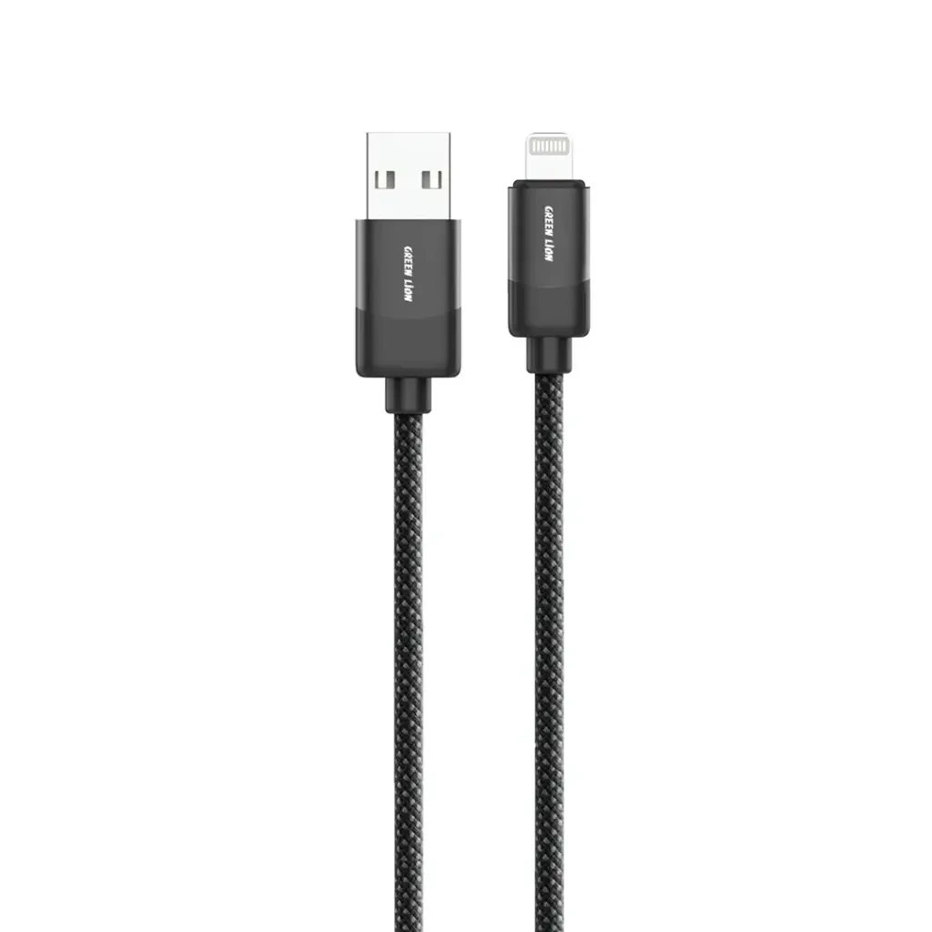 🔌 Green Lion USB-A to Lightning Braided Cable